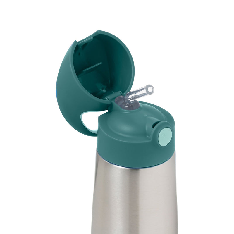 b.box 350ml insulated drink bottle - emerald forest - HYPHEN KIDS