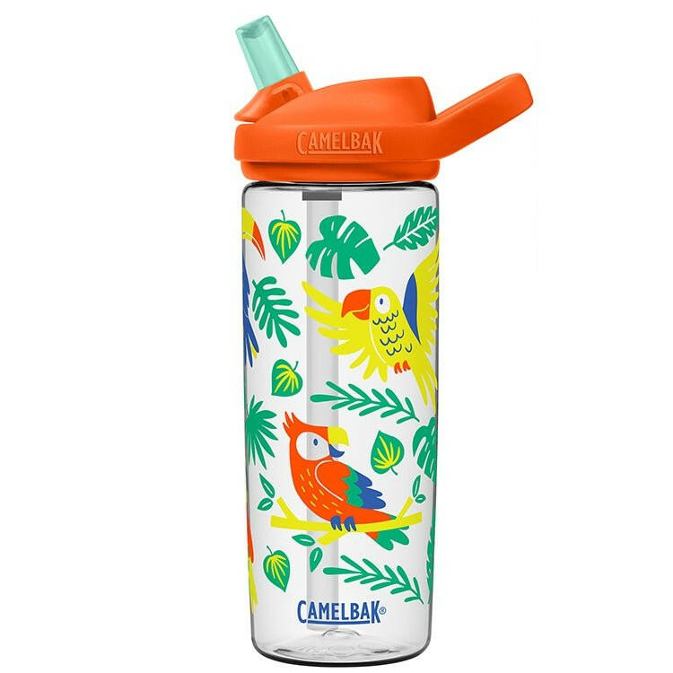 CamelBak Eddy Kids BPA Free 600ML Water Bottle - Tropical Birds - HYPHEN KIDS