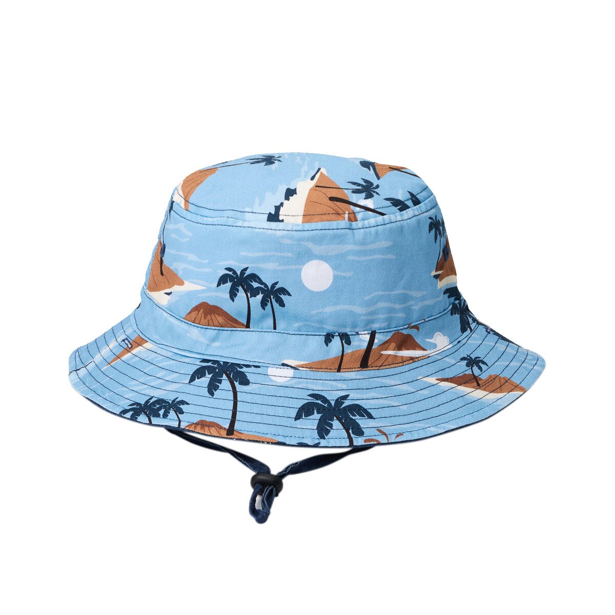 Crywolf Reversible Bucket Hat - Blue Lost Island - HYPHEN KIDS