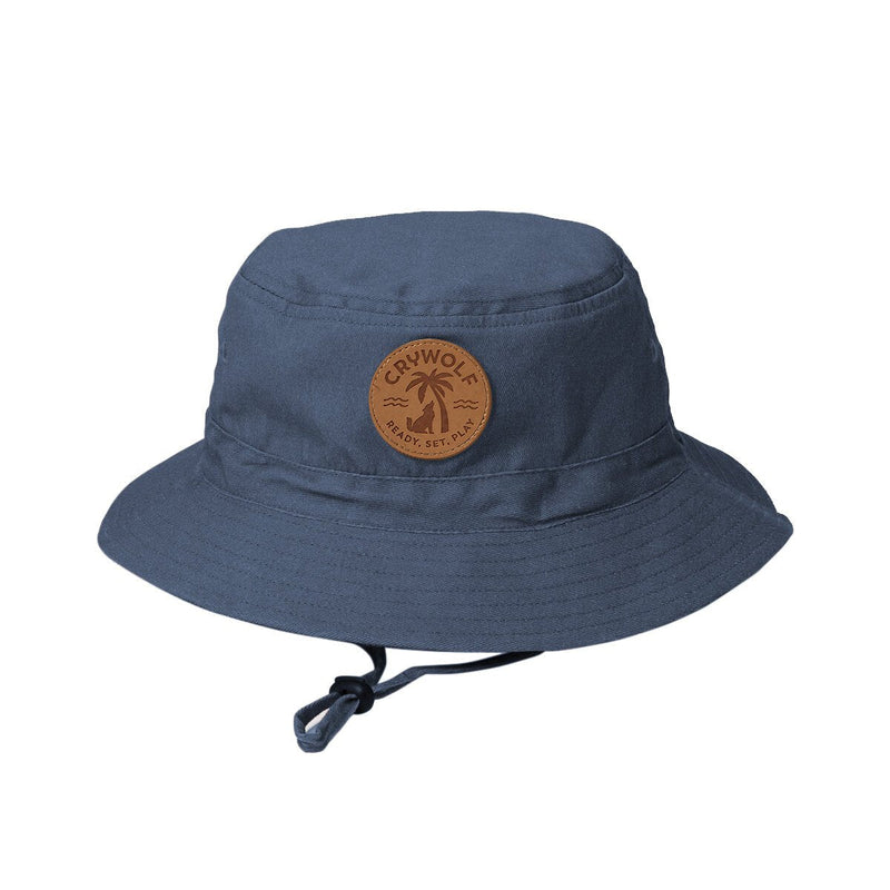 Crywolf Reversible Bucket Hat - Blue Lost Island - HYPHEN KIDS