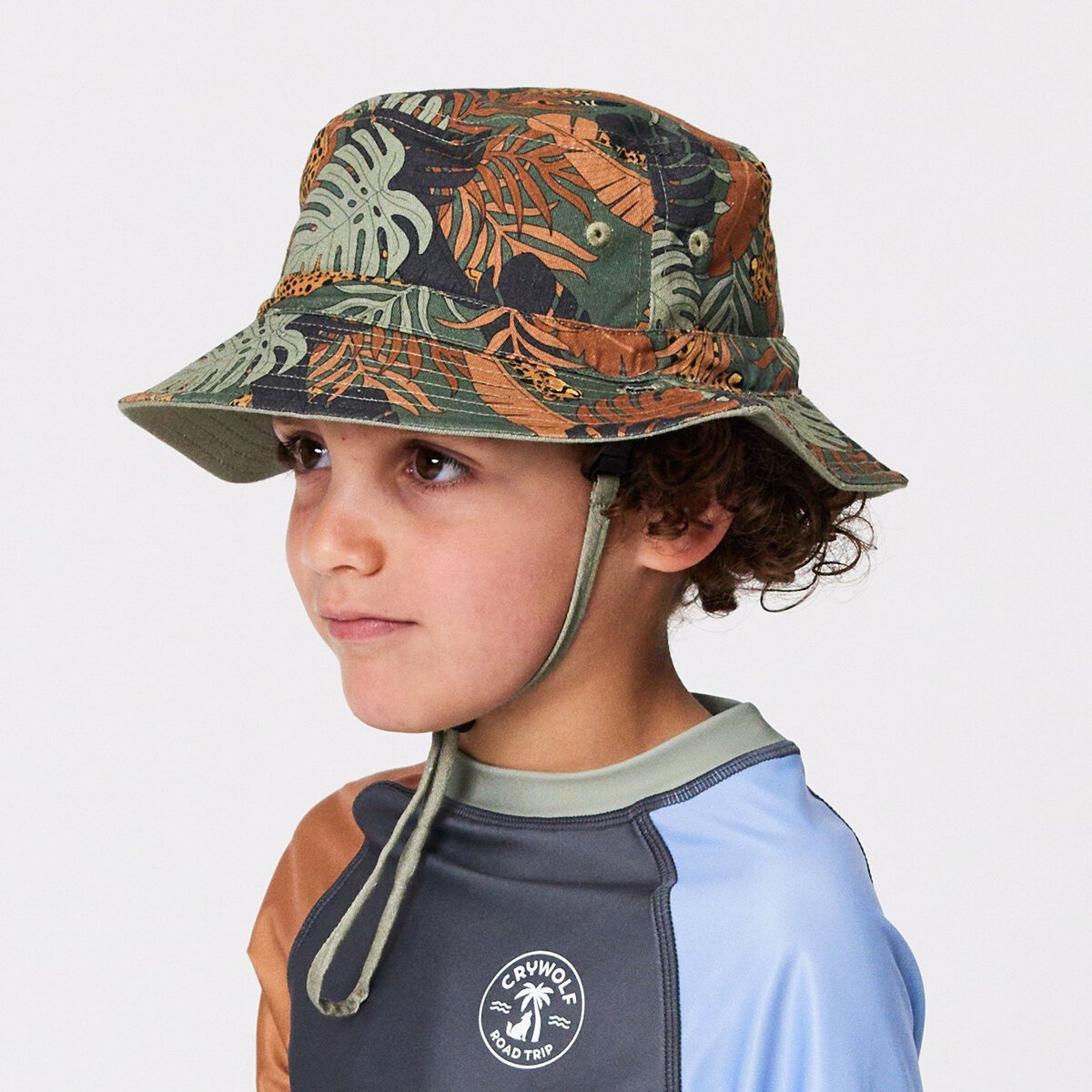 Crywolf Reversible Bucket Hat - Jungle - HYPHEN KIDS