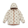 Crywolf Reversible Eco Puffer Terracotta Wolf - HYPHEN KIDS