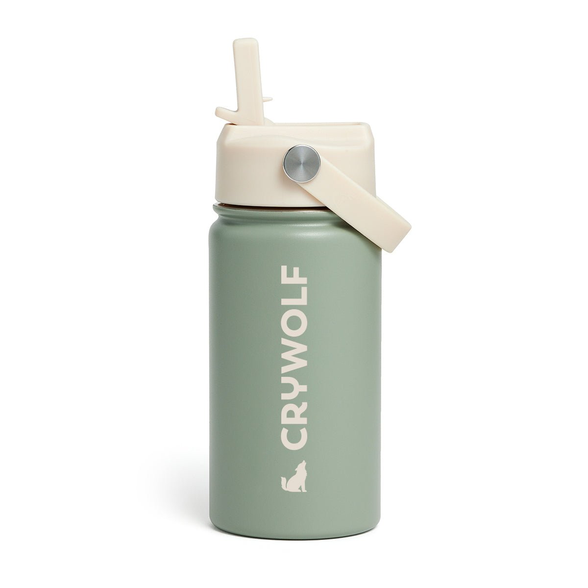 Crywolf 400ml Drink Bottle Sage - HYPHEN KIDS