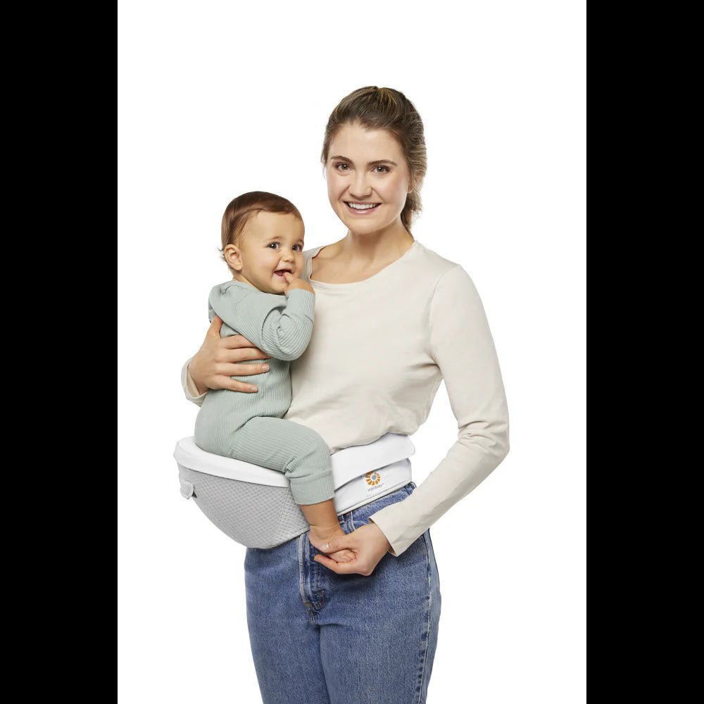 Ergobaby Alta Hip Seat Baby Carrier - Pearl Grey - HYPHEN KIDS