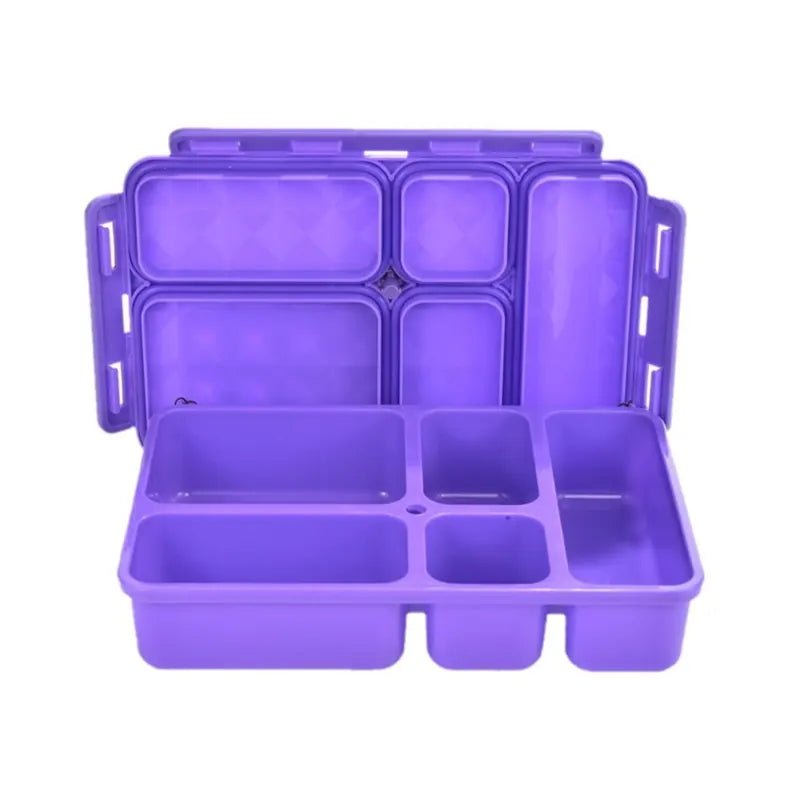 Go Green Food Box - Purple Large Bento Lunch Box - HYPHEN KIDS