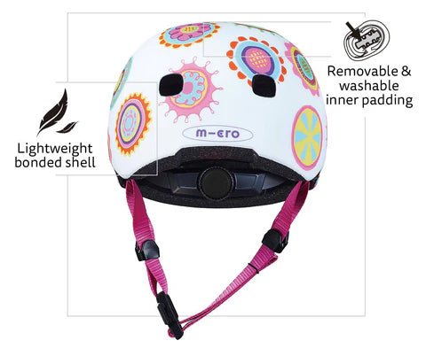 Micro Kids Pattern Helmet - Doodle Dot - HYPHEN KIDS