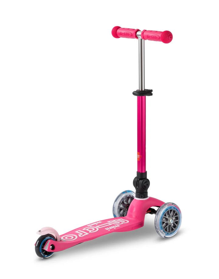 Mini Micro Deluxe Foldable 3 Wheel Scooter - Pink - HYPHEN KIDS