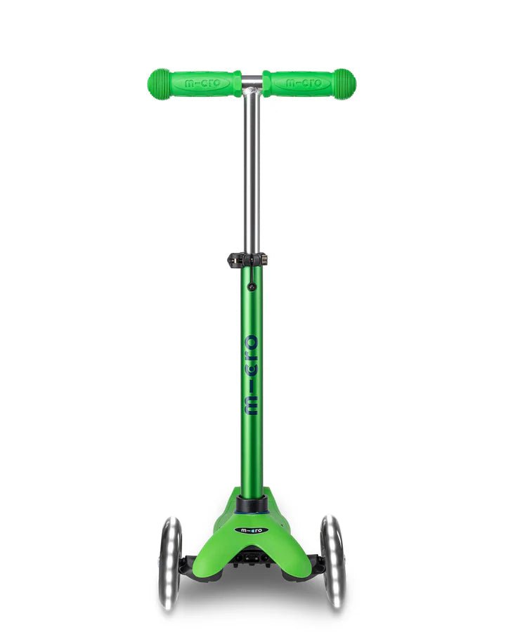 Mini Micro Deluxe Led Scooter - Green/Blue - HYPHEN KIDS