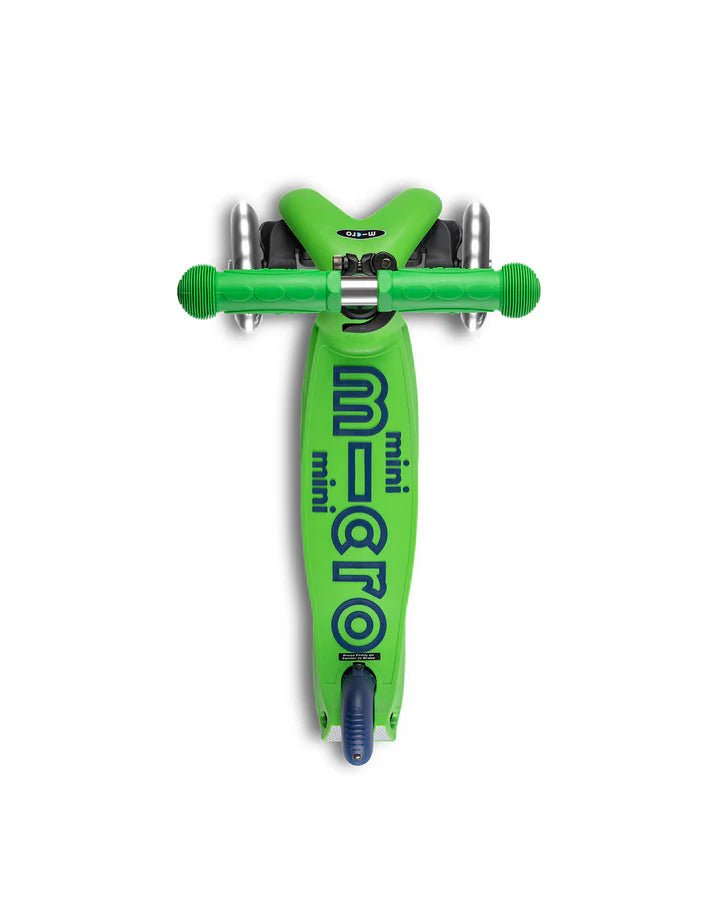 Mini Micro Deluxe Led Scooter - Green/Blue - HYPHEN KIDS