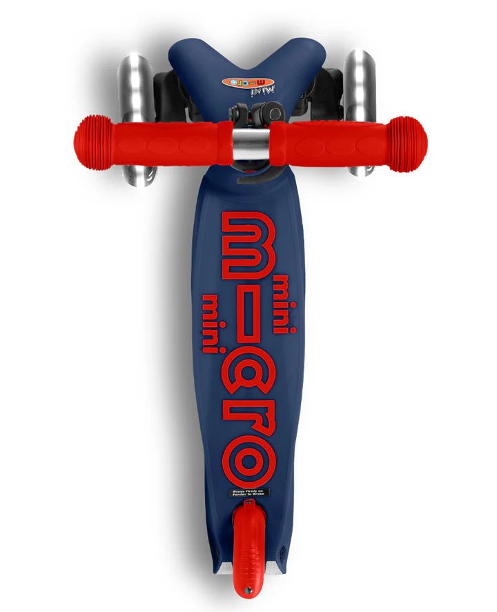 Mini Micro Deluxe Led Scooter - Navy Blue - HYPHEN KIDS