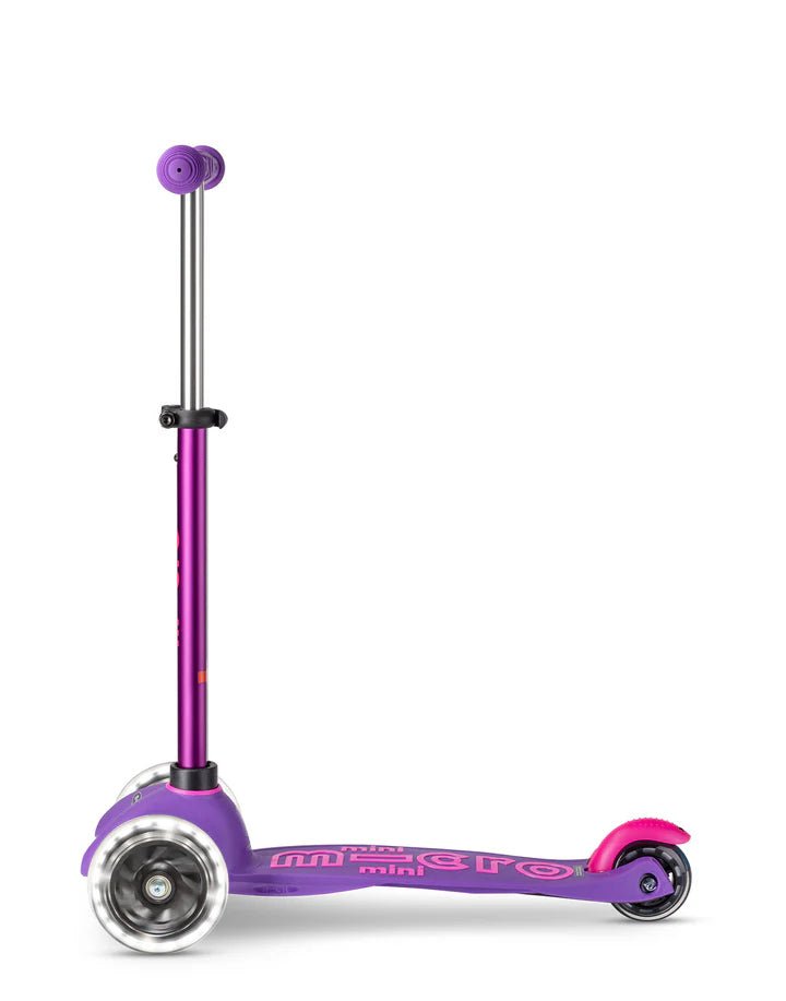 Mini Micro Deluxe Led Scooter - Purple/Pink - HYPHEN KIDS