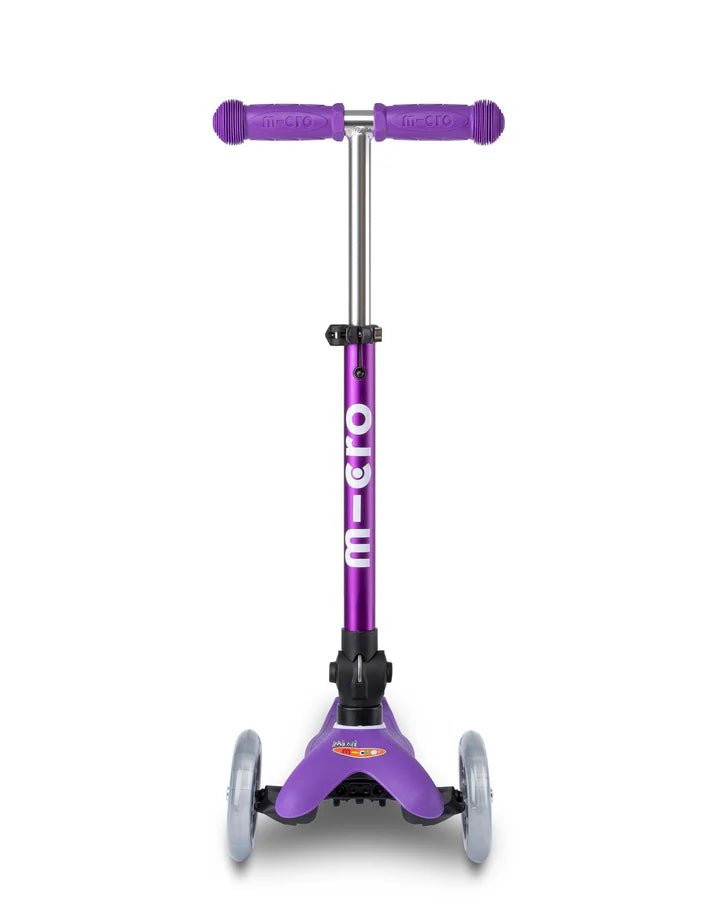 Mini Micro Deluxe Foldable 3 Wheel Scooter - Purple - HYPHEN KIDS