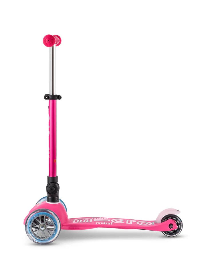 Mini Micro Deluxe Foldable 3 Wheel Scooter - Pink - HYPHEN KIDS