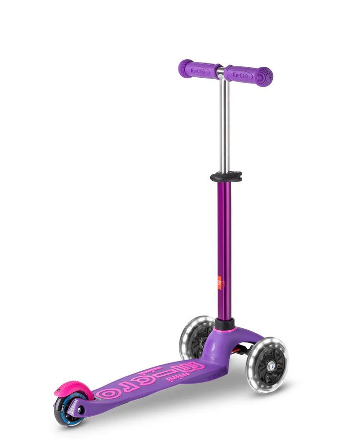 Mini Micro Deluxe Led Scooter - Purple/Pink - HYPHEN KIDS