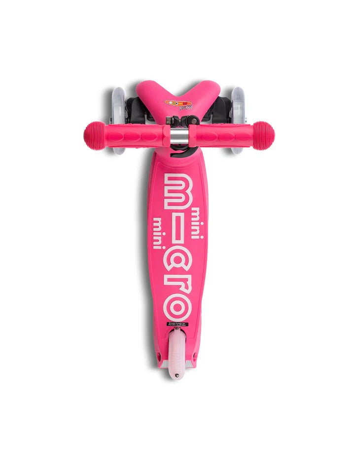 Mini Micro Deluxe Foldable 3 Wheel Scooter - Pink - HYPHEN KIDS