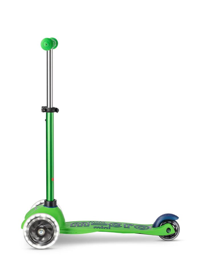 Mini Micro Deluxe Led Scooter - Green/Blue - HYPHEN KIDS