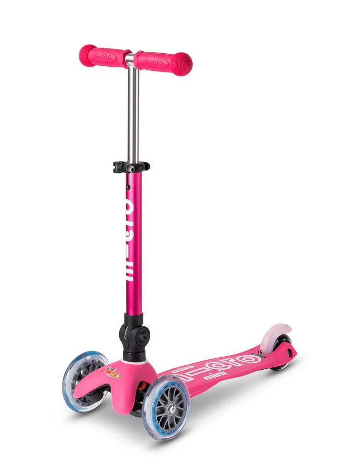 Mini Micro Deluxe Foldable 3 Wheel Scooter - Pink - HYPHEN KIDS