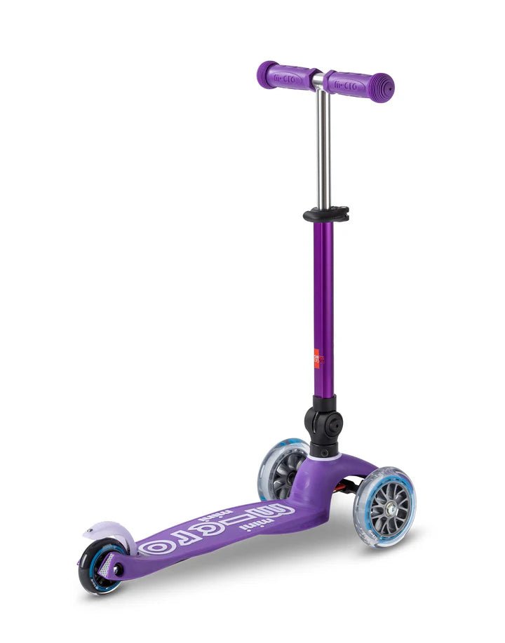 Mini Micro Deluxe Foldable 3 Wheel Scooter - Purple - HYPHEN KIDS