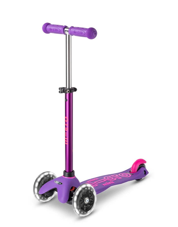 Mini Micro Deluxe Led Scooter - Purple/Pink - HYPHEN KIDS