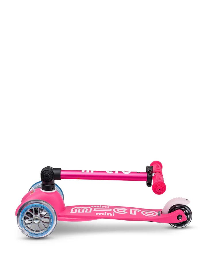 Mini Micro Deluxe Foldable 3 Wheel Scooter - Pink - HYPHEN KIDS