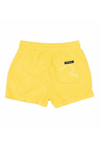 Rock Your Kid Yellow Terry Shorts - HYPHEN KIDS