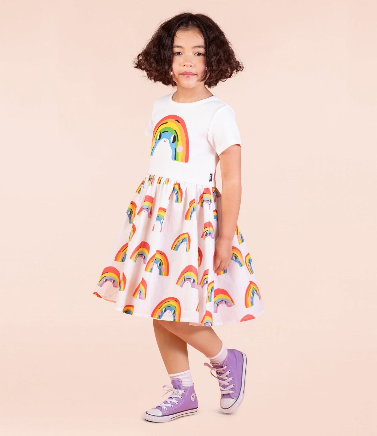 Rock Your Kid Over The Rainbow Dress - HYPHEN KIDS