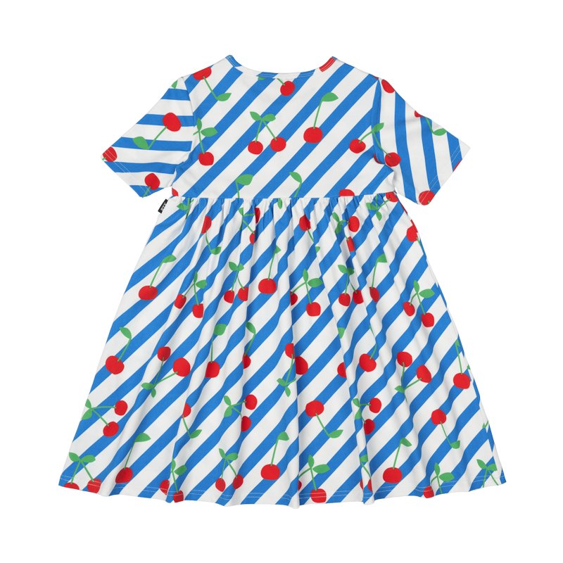 Rock Your Kid Cherry Stripes Dress - HYPHEN KIDS