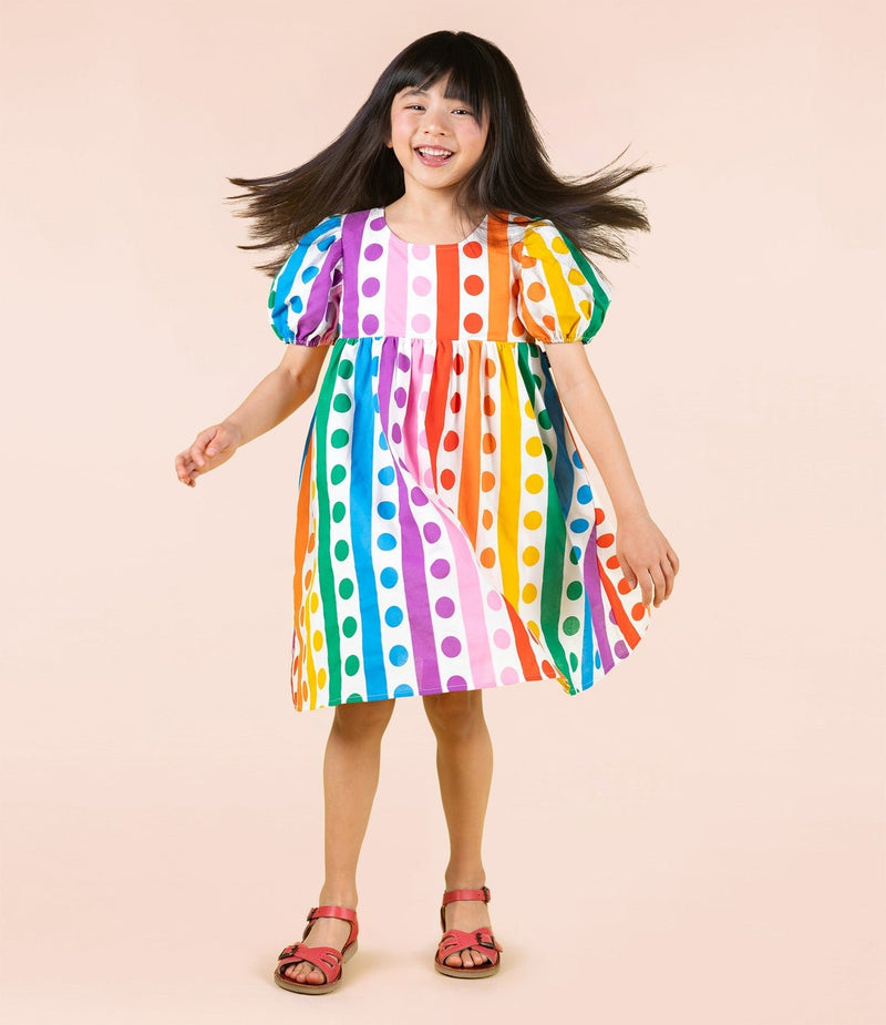 Rock Your Kid Rainbow Drops Dress - HYPHEN KIDS