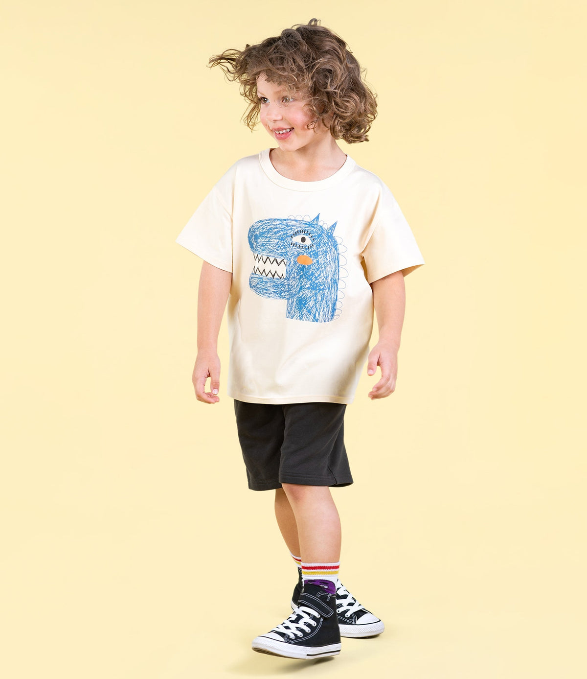 Rock Your Kid Dino Art T-Shirt - HYPHEN KIDS