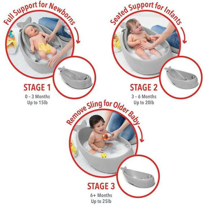 Skip Hop Moby Smart Sling 3 - Stage Tub Grey - HYPHEN KIDS