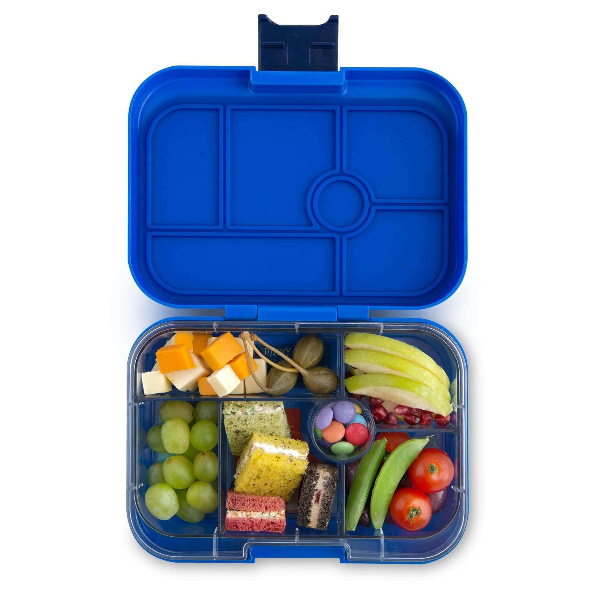 OmieBox Bento Box for Kids - Insulated Bento Lunch Box with Leak Proof  Thermos Food Jar - 3 Compartments, Two Temperature Zones - (Sunshine)