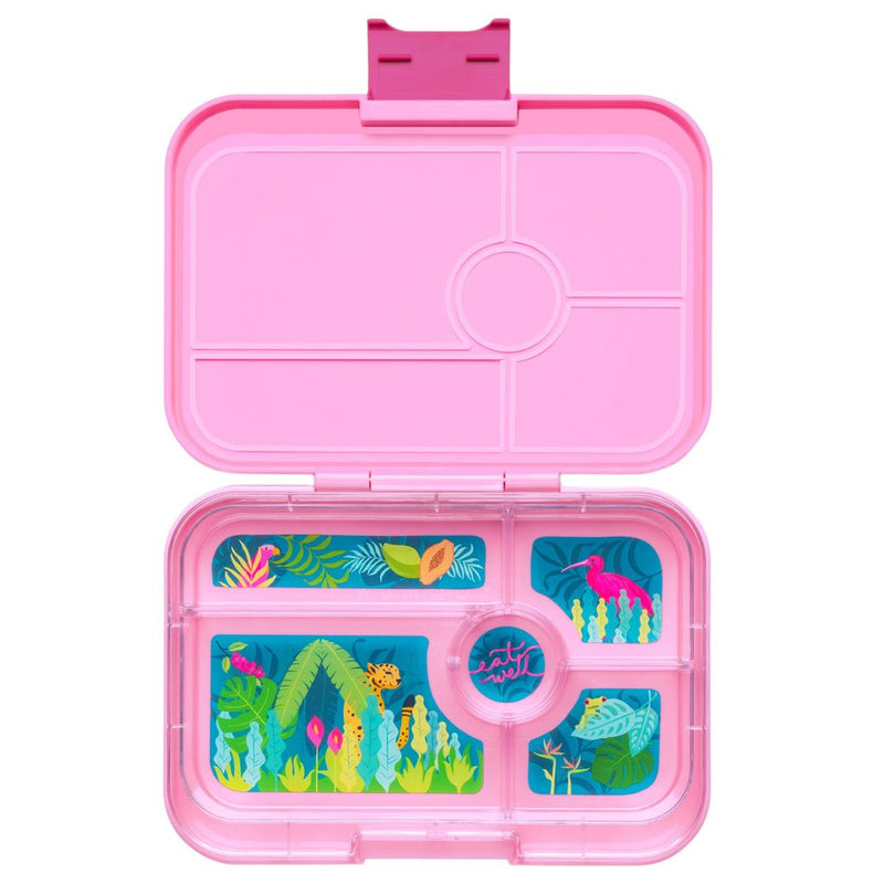 Yumbox Tapas Larger Size Leakproof Bento lunch box 5 - Compartment Food Tray (Pink) - HYPHEN KIDS