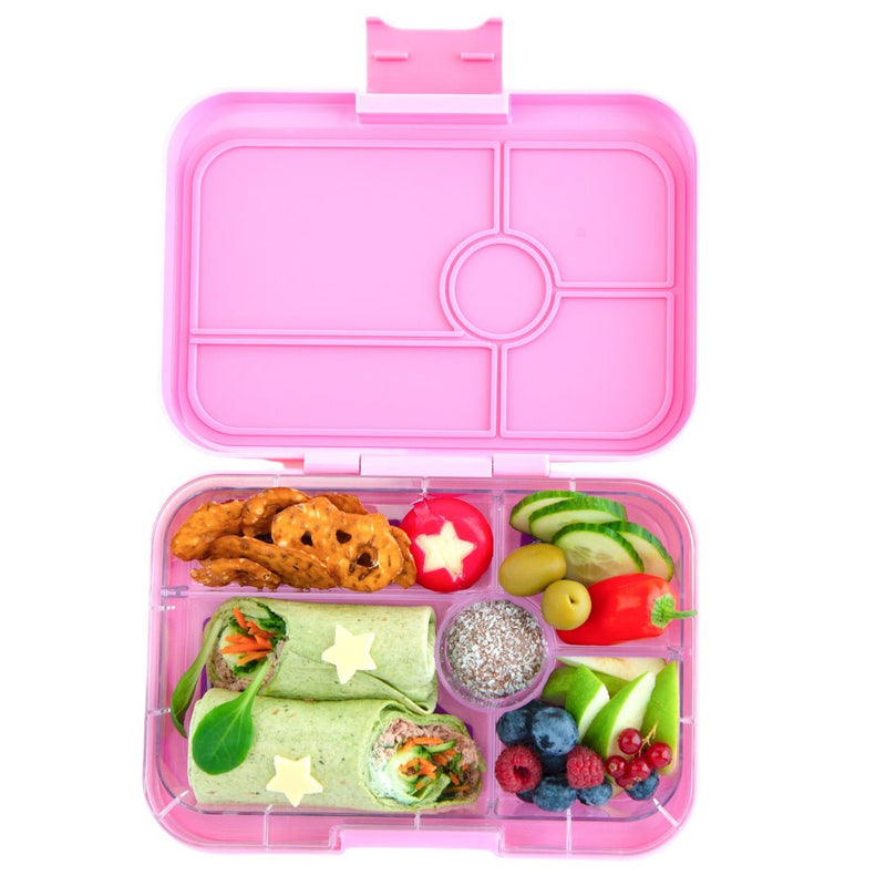 Yumbox Tapas Larger Size Leakproof Bento lunch box 5 - Compartment Food Tray (Pink) - HYPHEN KIDS