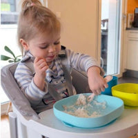Beaba Silicone Suction Meal Set - Blue - HYPHEN KIDS