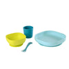 Beaba Silicone Suction Meal Set - Blue - HYPHEN KIDS