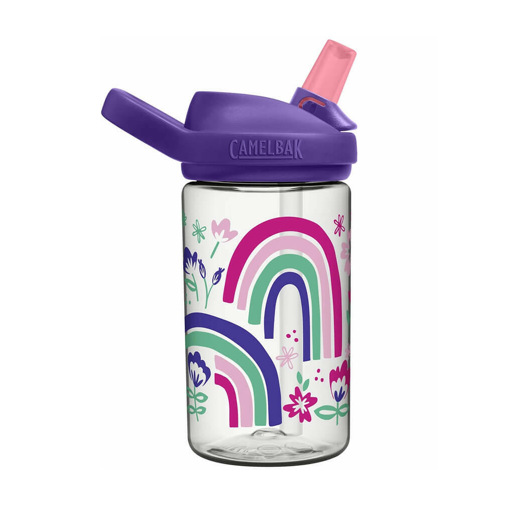 CamelBak Eddy Kids 400ML Water Bottle - Rainbow Floral - HYPHEN KIDS