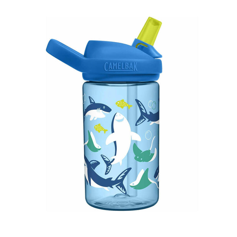 CamelBak Eddy Kids BPA Free 400ML Water Bottle - Sharks And Rays - HYPHEN KIDS