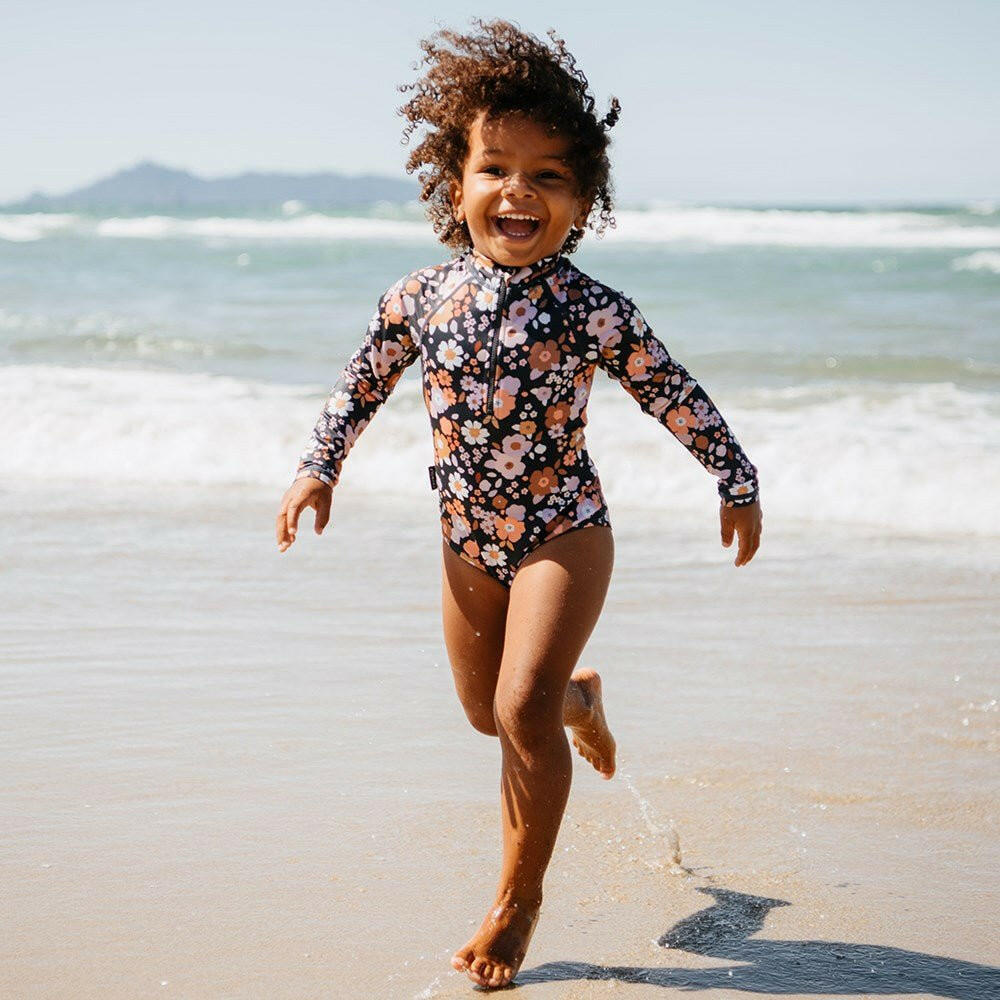 Baby long shop sleeve swimsuit