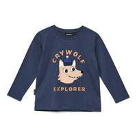 Crywolf Long Sleeve T - Shirt Indigo Explorer - HYPHEN KIDS