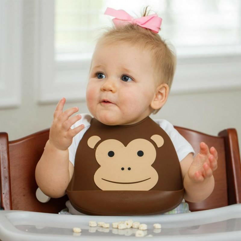 Soft silicone baby sales bib