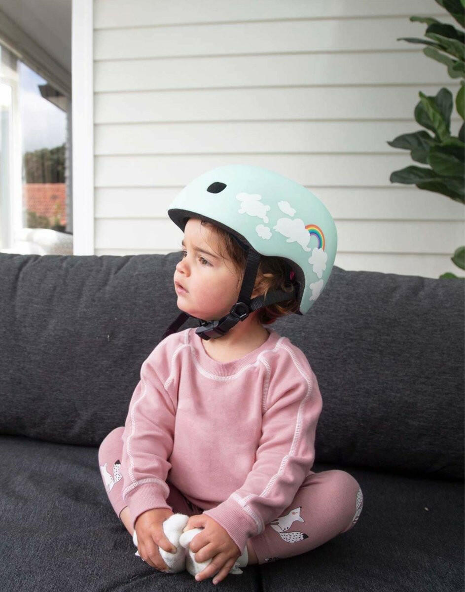 Micro Kids Scooter Bike Helmet Limited Edition - Clouds - HYPHEN KIDS