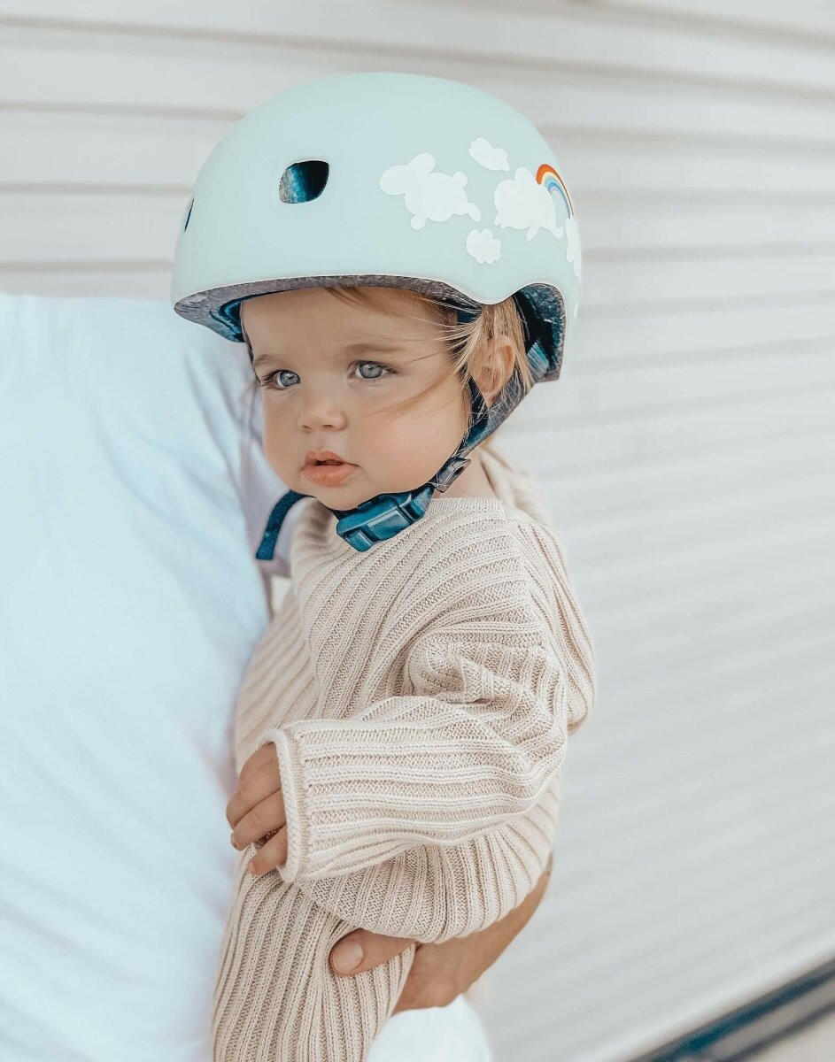 Micro Kids Scooter Bike Helmet Limited Edition - Clouds - HYPHEN KIDS