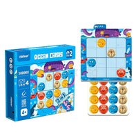 MiDeer Sudoku Magnetic Game - Ocean Crisis (Level 2. Age 4+) - HYPHEN KIDS