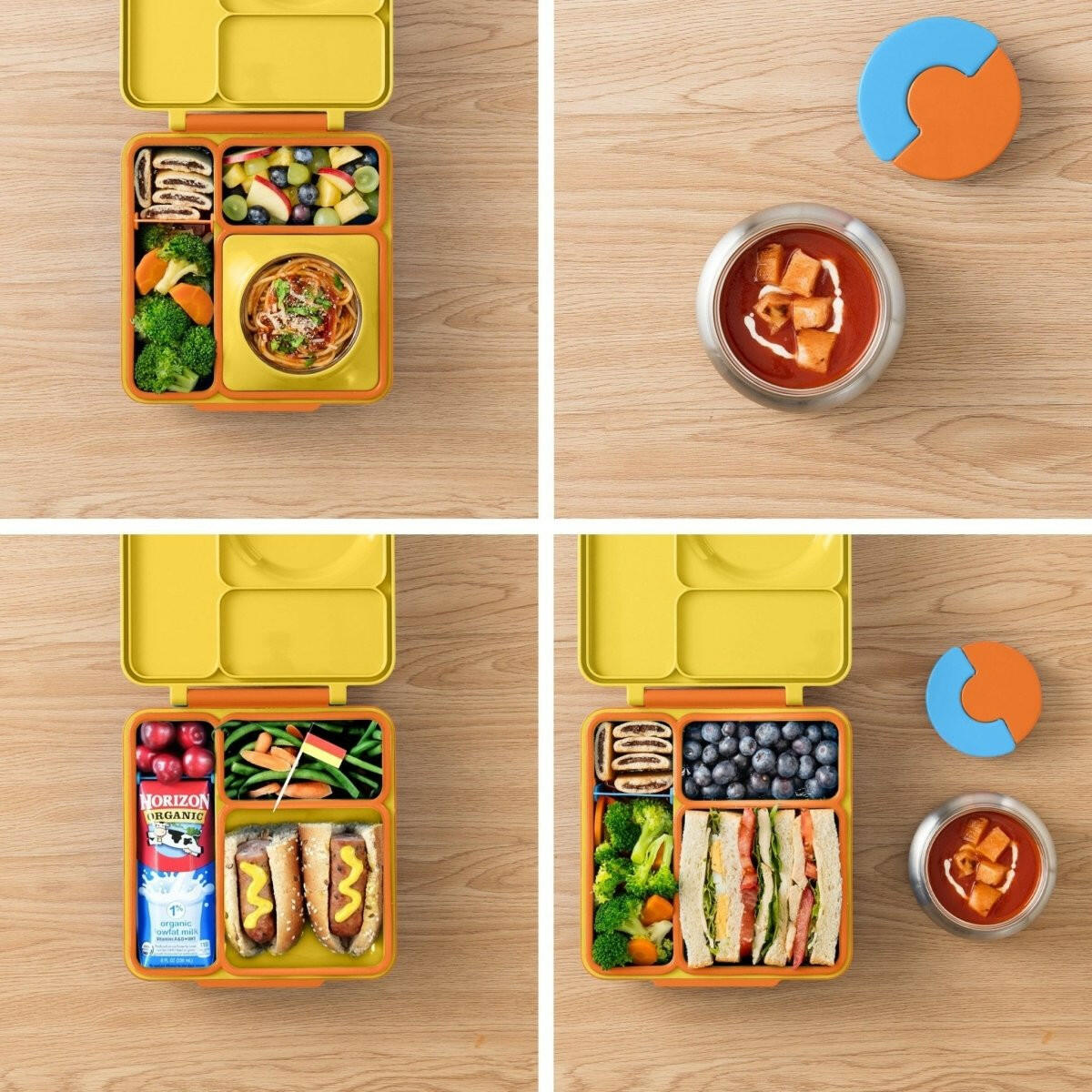 OmieBox V2 Bento Box for Kids  - (Sunshine) -HYPHEN KIDS