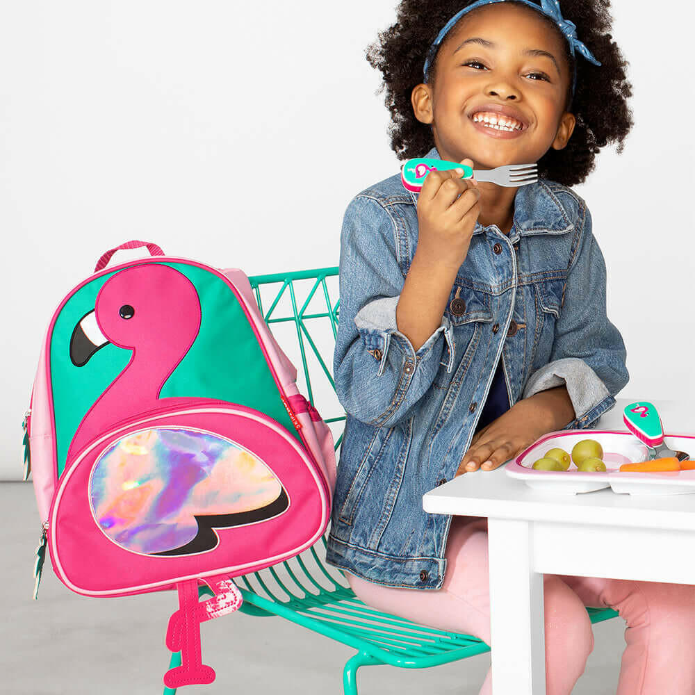 Kids flamingo clearance backpack